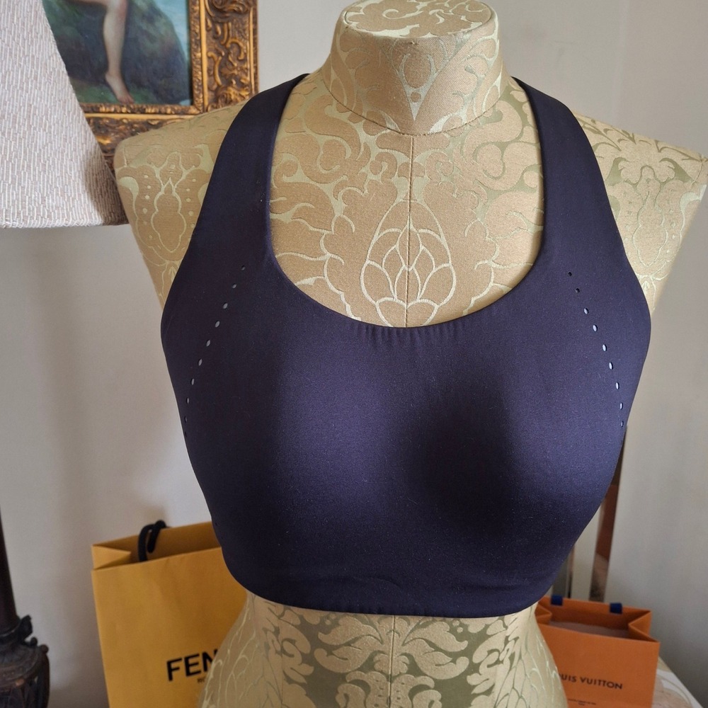 Lululemon Run Times Bra Black High Support Sports Bra 32DD